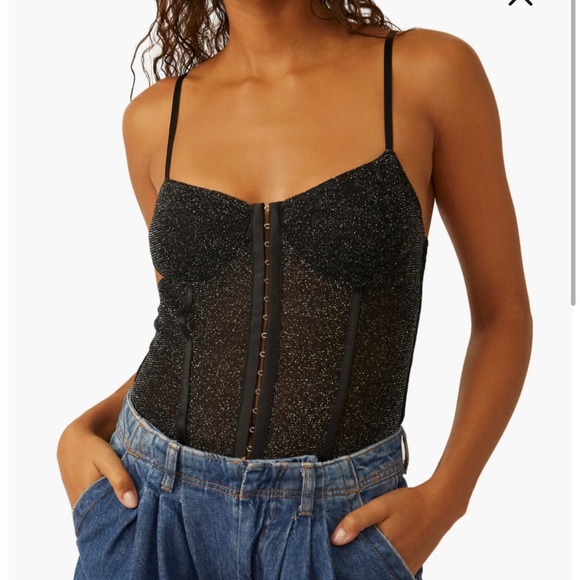 Shimmer Night Rhythm Corset Bodysuit
Free People - Picture 3 of 10